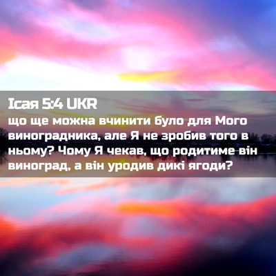 Picture 02 - Ісая 5:4 UKR - що ще можна вчинити було - Bible Verse Picture