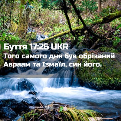 Picture 02 - Буття 17:26 UKR - Того самого дня був - Bible Verse Picture