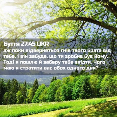 Picture 02 - Буття 27:45 UKR - аж поки відвернеться гнів - Bible Verse Picture