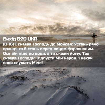 Picture 02 - Вихід 8:20 UKR - (8-16) І сказав Господь до - Bible Verse Picture