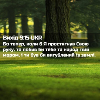 Picture 02 - Вихід 9:15 UKR - Бо тепер, коли б Я - Bible Verse Picture