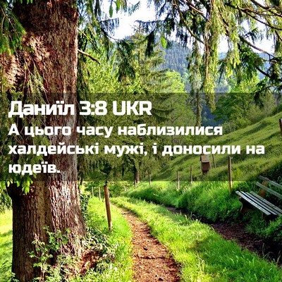 Picture 02 - Даниїл 3:8 UKR - А цього часу наблизилися - Bible Verse Picture
