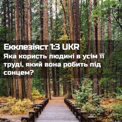 Picture 02 - Екклезіяст 1:3 UKR - Яка користь людині в усім - Bible Verse Picture