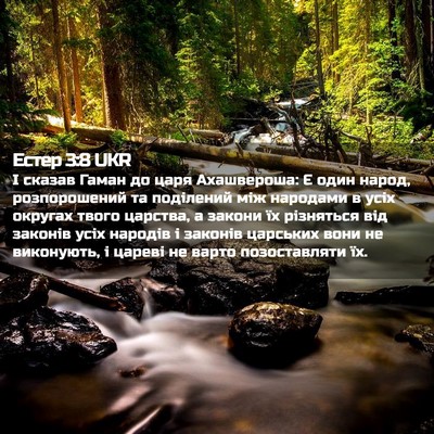 Picture 02 - Естер 3:8 UKR - І сказав Гаман до царя - Bible Verse Picture
