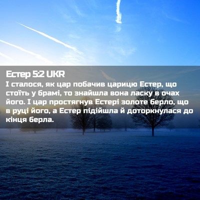 Picture 02 - Естер 5:2 UKR - І сталося, як цар побачив - Bible Verse Picture