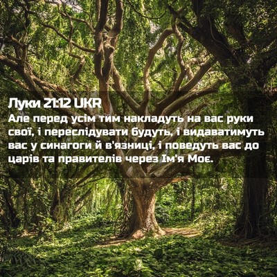 Picture 02 - Луки 21:12 UKR - Але перед усім тим - Bible Verse Picture