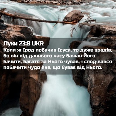 Picture 02 - Луки 23:8 UKR - Коли ж Ірод побачив Ісуса, - Bible Verse Picture