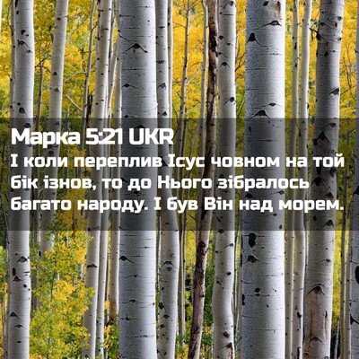 Picture 02 - Марка 5:21 UKR - І коли переплив Ісус - Bible Verse Picture