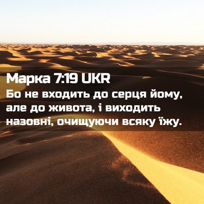 Picture 02 - Марка 7:19 UKR - Бо не входить до серця - Bible Verse Picture