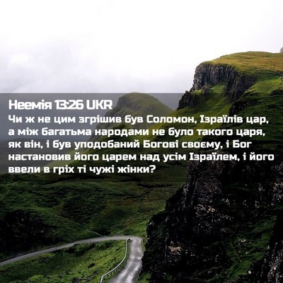 Picture 02 - Неемія 13:26 UKR - Чи ж не цим згрішив був - Bible Verse Picture