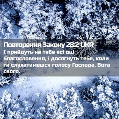Picture 02 - Повторення Закону 28:2 UKR - І прийдуть на тебе всі оці - Bible Verse Picture