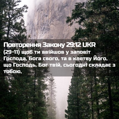 Picture 02 - Повторення Закону 29:12 UKR - (29-11) щоб ти ввійшов у - Bible Verse Picture