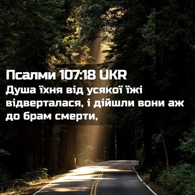 Picture 02 - Псалми 107:18 UKR - Душа їхня від усякої їжі - Bible Verse Picture