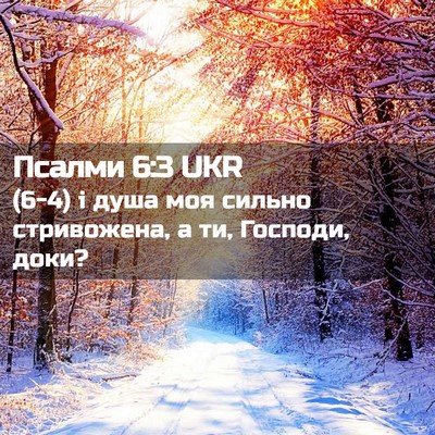 Picture 02 - Псалми 6:3 UKR - (6-4) і душа моя сильно - Bible Verse Picture