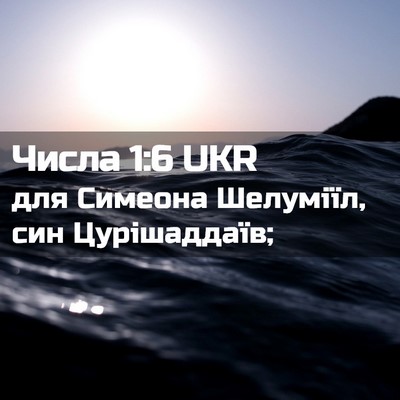 Picture 02 - Числа 1:6 UKR - для Симеона Шелуміїл, син - Bible Verse Picture