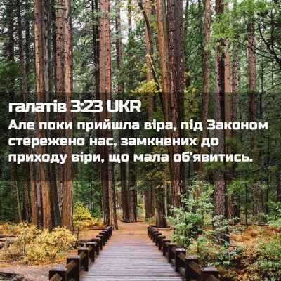 Picture 02 - галатів 3:23 UKR - Але поки прийшла віра, під - Bible Verse Picture