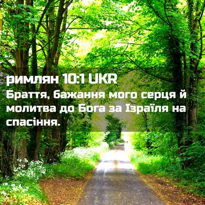 Picture 02 - римлян 10:1 UKR - Браття, бажання мого серця - Bible Verse Picture