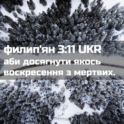 Picture 02 - филип'ян 3:11 UKR - аби досягнути якось - Bible Verse Picture