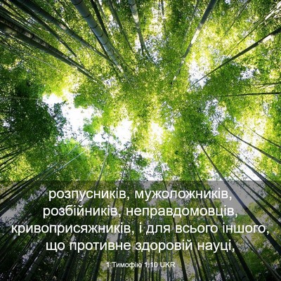 Picture 03 - 1 Тимофію 1:10 UKR - розпусників, мужоложників, - Bible Verse Picture
