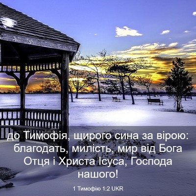 Picture 03 - 1 Тимофію 1:2 UKR - до Тимофія, щирого сина за - Bible Verse Picture