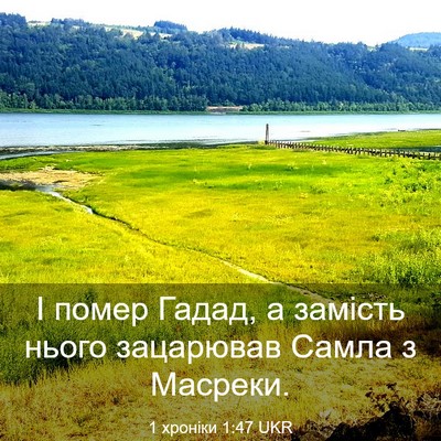 Picture 03 - 1 хроніки 1:47 UKR - І помер Гадад, а замість - Bible Verse Picture