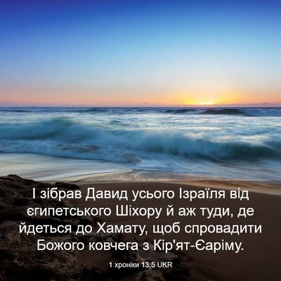 Picture 03 - 1 хроніки 13:5 UKR - І зібрав Давид усього - Bible Verse Picture