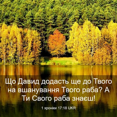 Picture 03 - 1 хроніки 17:18 UKR - Що Давид додасть ще до - Bible Verse Picture