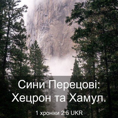 Picture 03 - 1 хроніки 2:5 UKR - Сини Перецові: Хецрон та - Bible Verse Picture