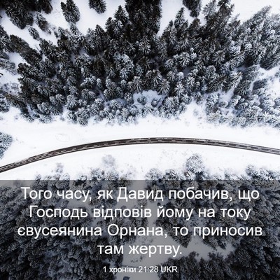 Picture 03 - 1 хроніки 21:28 UKR - Того часу, як Давид - Bible Verse Picture
