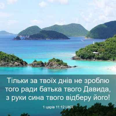 Picture 03 - 1 царів 11:12 UKR - Тільки за твоїх днів не - Bible Verse Picture
