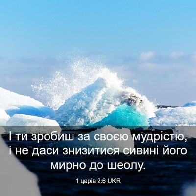 Picture 03 - 1 царів 2:6 UKR - І ти зробиш за своєю - Bible Verse Picture