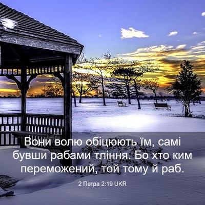 Picture 03 - 2 Петра 2:19 UKR - Вони волю обіцюють їм, самі - Bible Verse Picture
