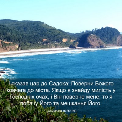Picture 03 - 2 Самуїлова 15:25 UKR - І сказав цар до Садока: - Bible Verse Picture