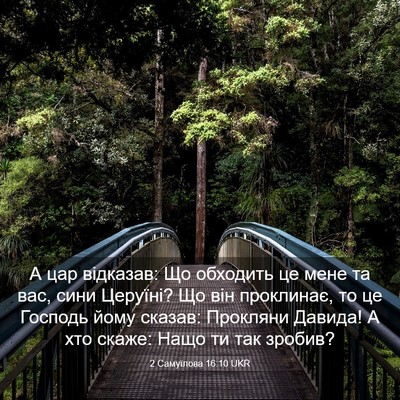 Picture 03 - 2 Самуїлова 16:10 UKR - А цар відказав: Що обходить - Bible Verse Picture