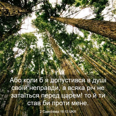 Picture 03 - 2 Самуїлова 18:13 UKR - Або коли б я допустився в - Bible Verse Picture