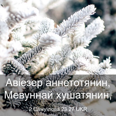 Picture 03 - 2 Самуїлова 23:27 UKR - Авіезер аннетотянин, - Bible Verse Picture