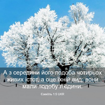 Picture 03 - Єзекіїль 1:5 UKR - А з середини його подоба - Bible Verse Picture