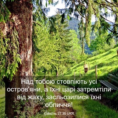 Picture 03 - Єзекіїль 27:35 UKR - Над тобою стовпіють усі - Bible Verse Picture