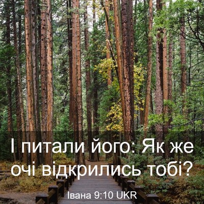 Picture 03 - Івана 9:10 UKR - І питали його: Як же очі - Bible Verse Picture