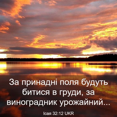 Picture 03 - Ісая 32:12 UKR - За принадні поля будуть - Bible Verse Picture