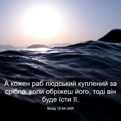 Picture 03 - Вихід 12:44 UKR - А кожен раб людський - Bible Verse Picture