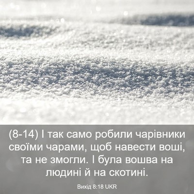 Picture 03 - Вихід 8:18 UKR - (8-14) І так само робили - Bible Verse Picture