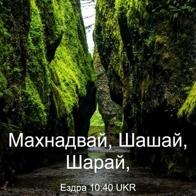 Picture 03 - Ездра 10:40 UKR - Махнадвай, Шашай, - Bible Verse Picture