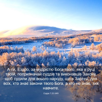 Picture 03 - Ездра 7:25 UKR - А ти, Ездро, за мудрістю - Bible Verse Picture
