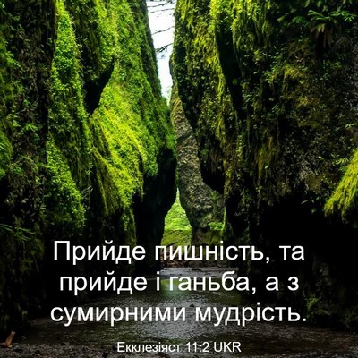 Picture 03 - Екклезіяст 11:2 UKR - Прийде пишність, та прийде - Bible Verse Picture