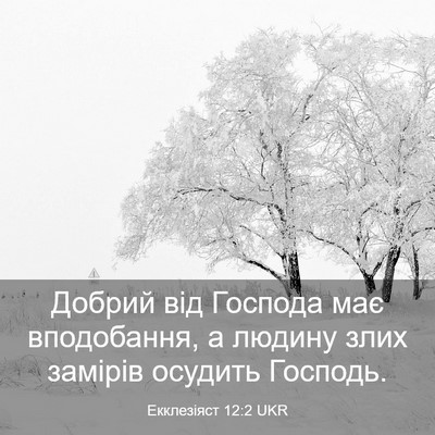 Picture 03 - Екклезіяст 12:2 UKR - Добрий від Господа має - Bible Verse Picture