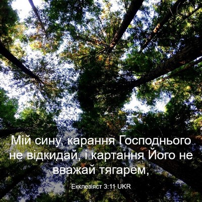 Picture 03 - Екклезіяст 3:11 UKR - Мій сину, карання - Bible Verse Picture