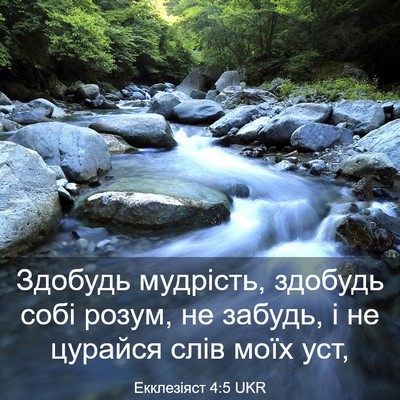Picture 03 - Екклезіяст 4:5 UKR - Здобудь мудрість, здобудь - Bible Verse Picture