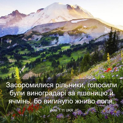 Picture 03 - Йоїл 1:11 UKR - Засоромилися рільники, - Bible Verse Picture