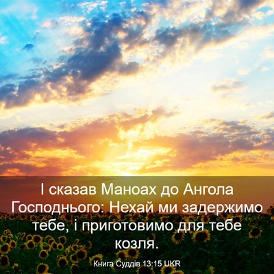 Picture 03 - Книга Суддів 13:15 UKR - І сказав Маноах до Ангола - Bible Verse Picture